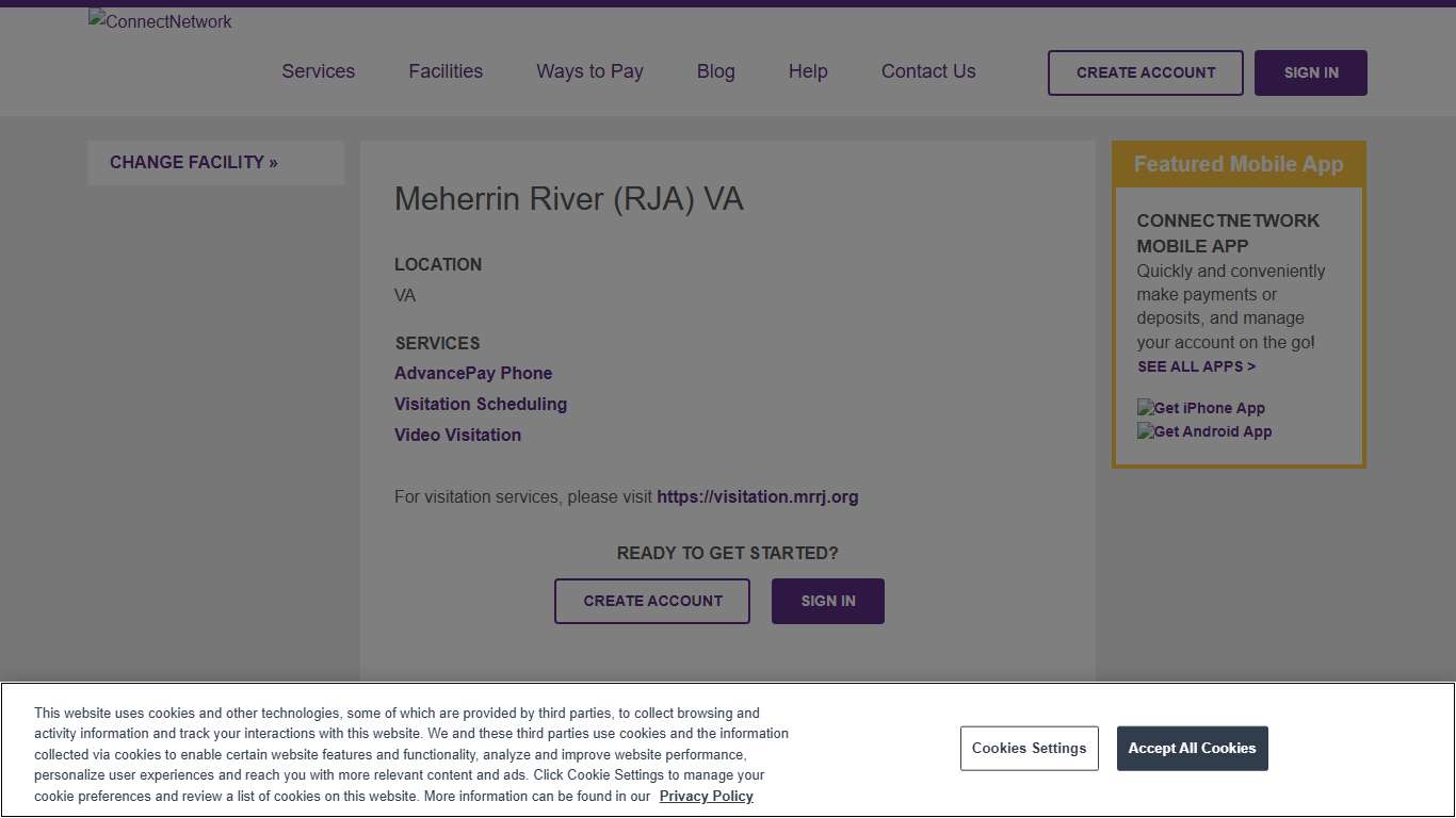 Meherrin River (RJA) VA ConnectNetwork